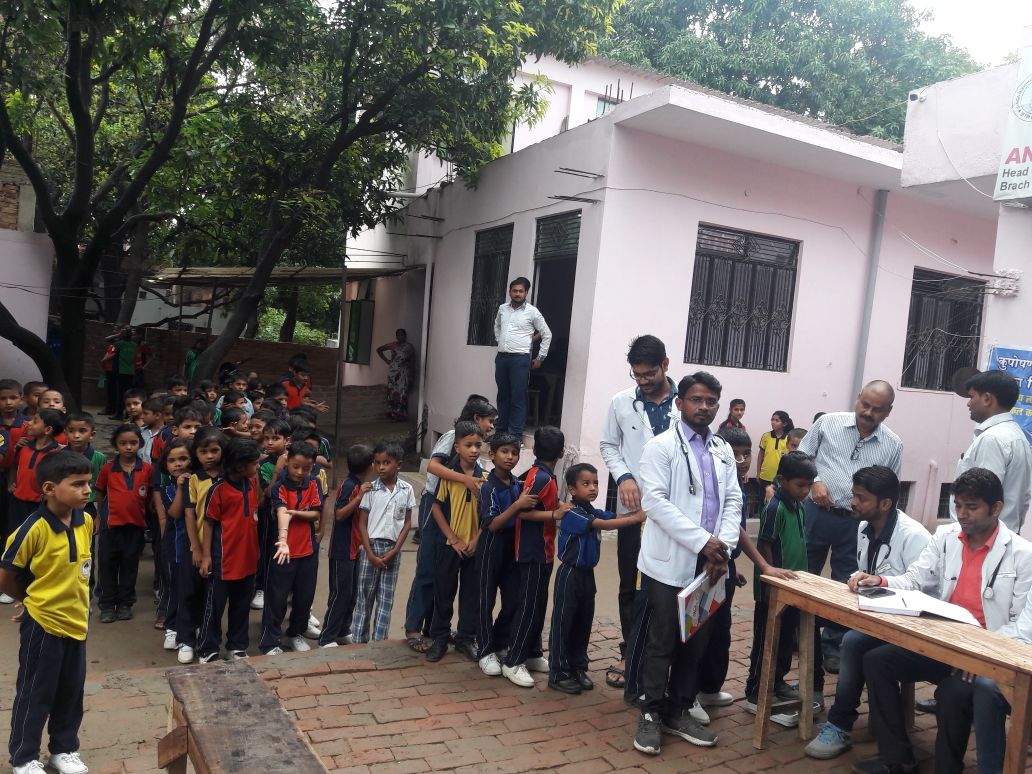 <p>College Organised Free Camp in Ganga Rishikulam School</p>